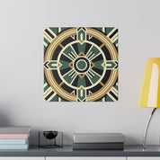 Gatsby Glamour Deco Pattern Art Deco Wall Art Canvas