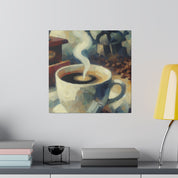 Rustic Craft Coffee Artwork Coffee Painting Canvas