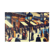 Montmartre Muse Maze French Street Painting Canvas