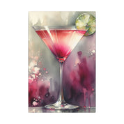 Cosmopolitan Cocktail Abstract Canvas
