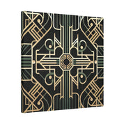 Deco Distinction Elegance Pattern Art Deco Wall Art Canvas