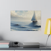 Seascape Serenity Sailboat Painting Canvas