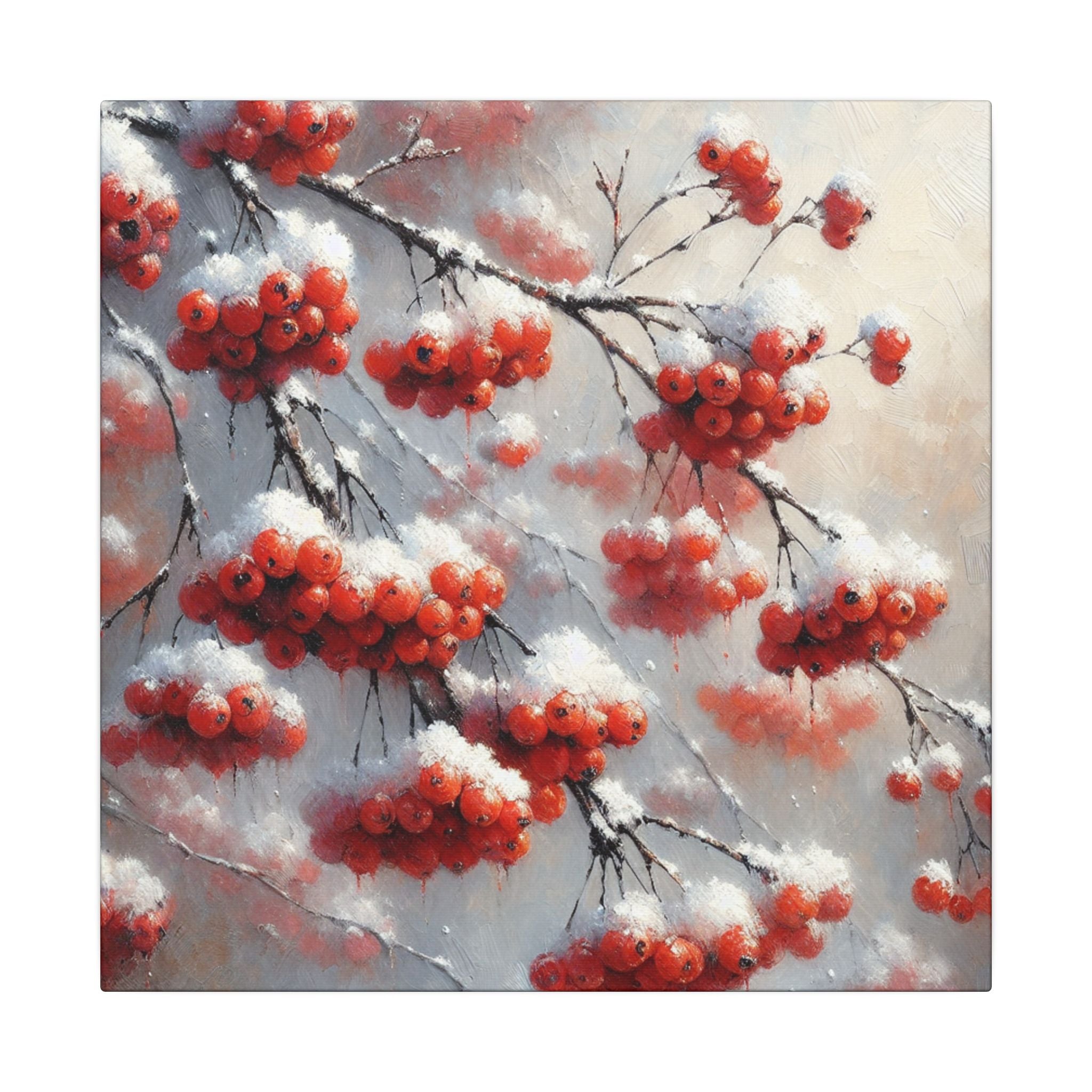 Winter Berries Canvas