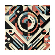 Maximalist Mosaic of Modernity Geometric Painting Canvas