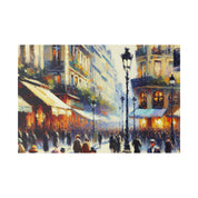 Riviera Reverie Blend French Street Painting Canvas