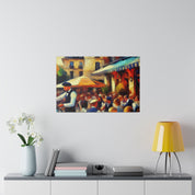 Espresso European Cafe Artwork Canvas