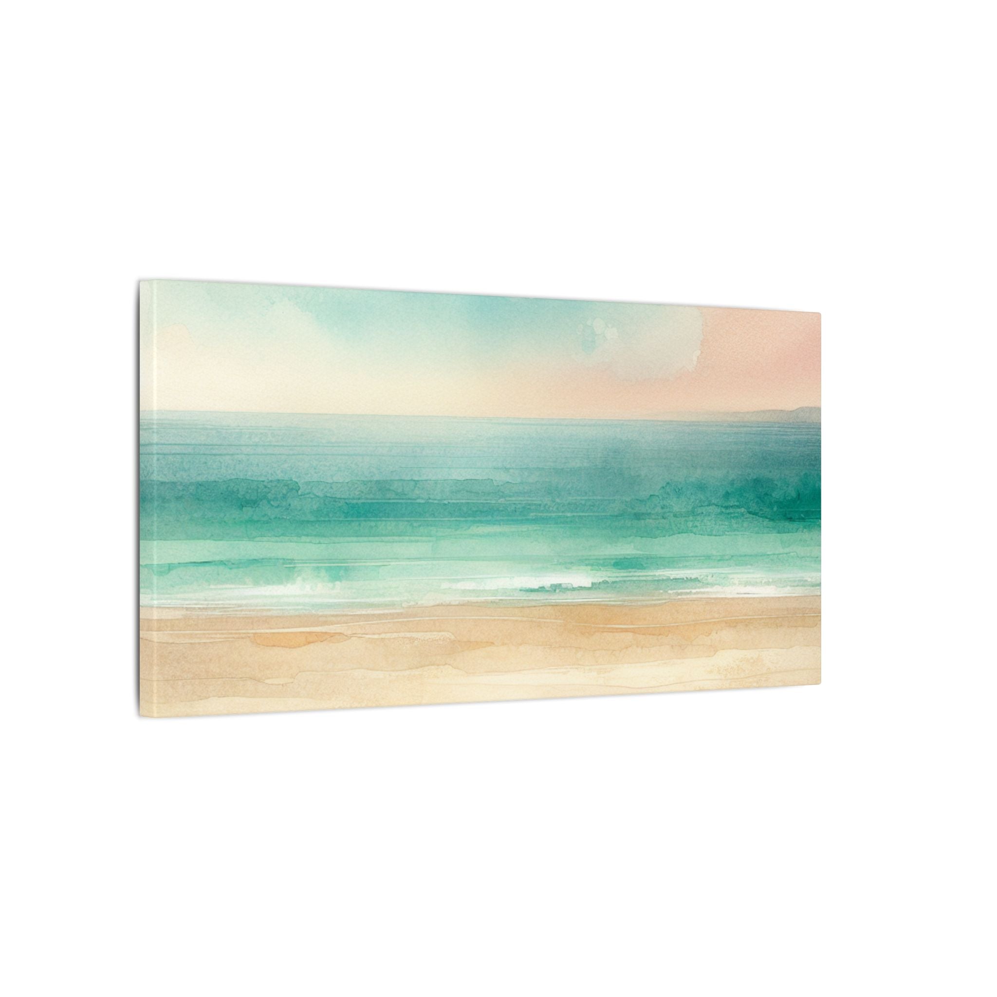 Tranquil Beach & Sky Canvas
