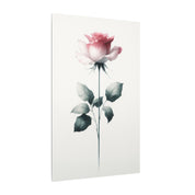 Minimalist Rose Flower Canvas