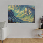 Majestic Nature Mountain Landscape Painting Canvas