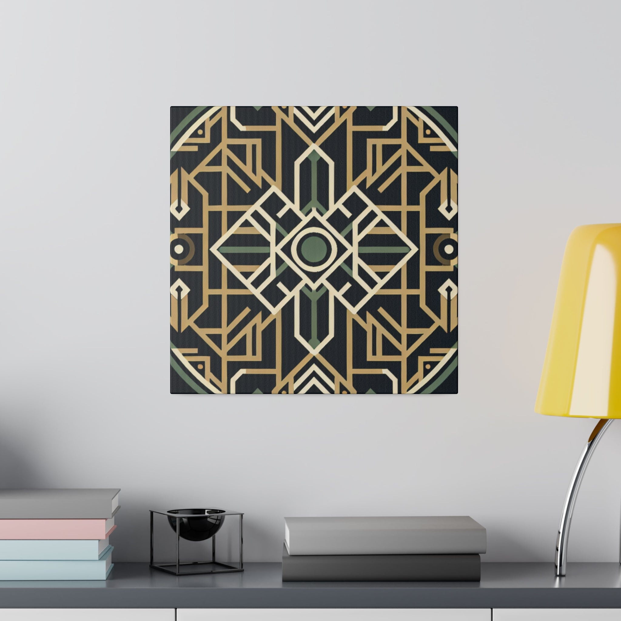 Deco Dazzle Cascade Art Deco Wall Art Canvas