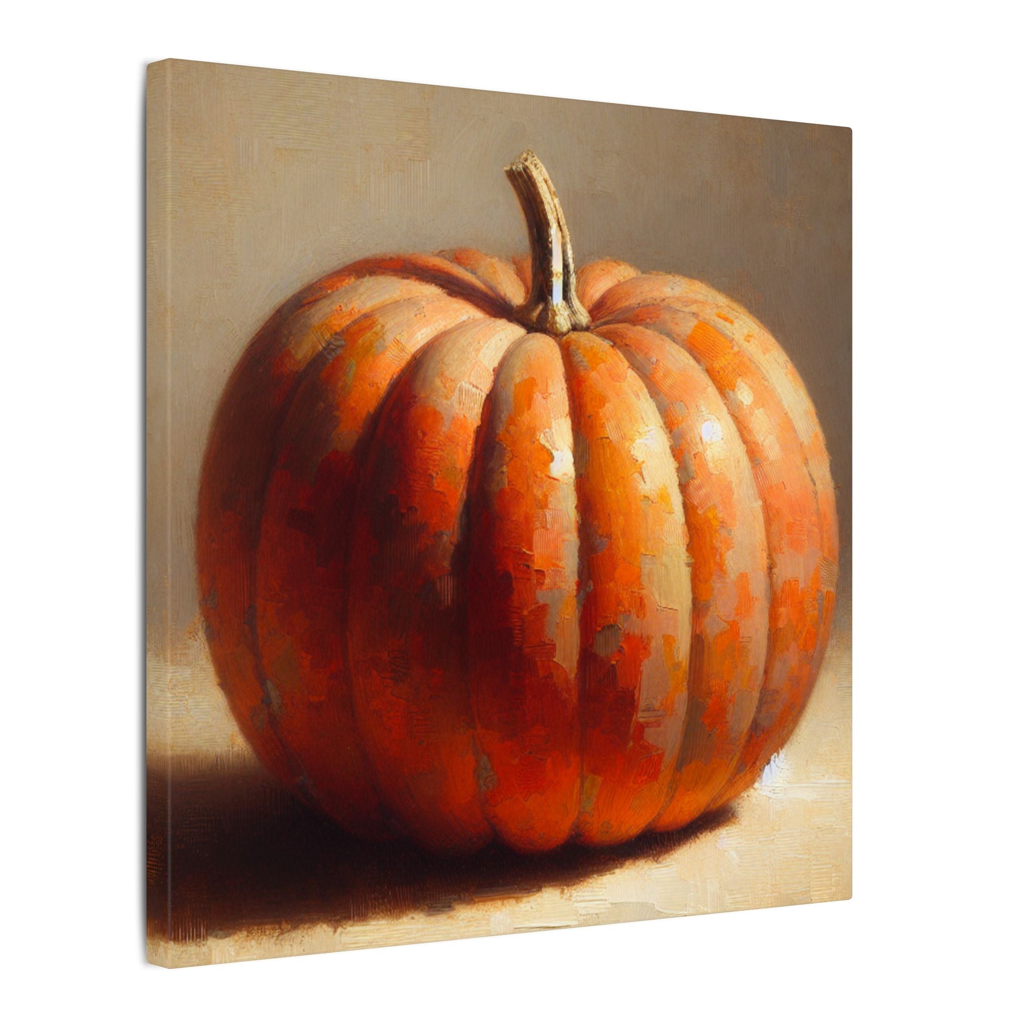 Autumn Quiet Pumpkin Canvas