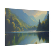 Lake Serenity Bliss Lake Painting Canvas