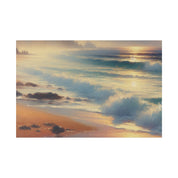 Seaside Symphony Tonalism Beach Painting Canvas