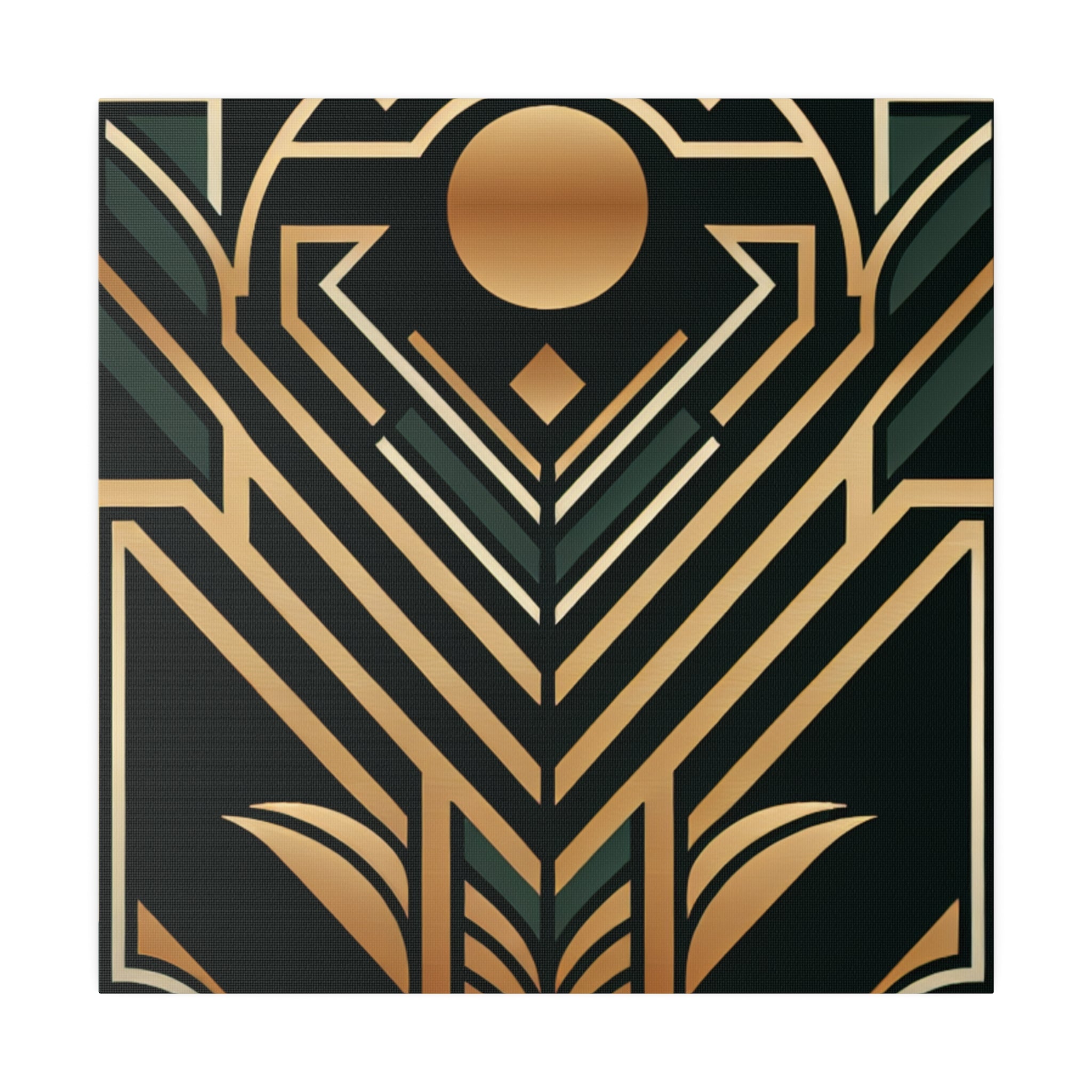 Deco Elegance Symphony Art Deco Wall Art Canvas