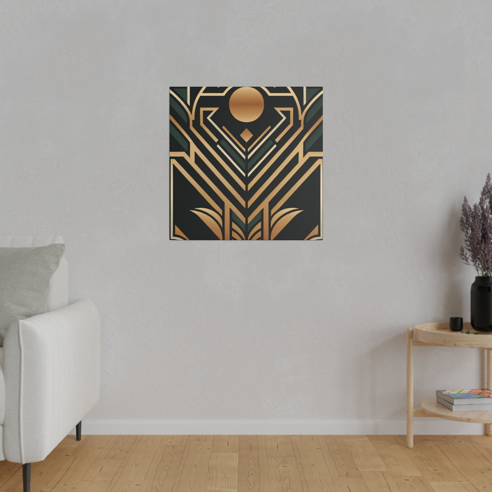 Deco Elegance Symphony Art Deco Wall Art Canvas