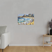 Seaside Serenity Coastal Decor Beach Painting Canvas