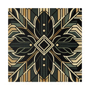 Deco Elegance Whirl Art Deco Wall Art Canvas