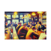 1950s 6pm Weekday Retro Bar Art Canvas