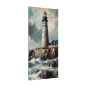 Lighthouse Sentinel Coastal Canvas