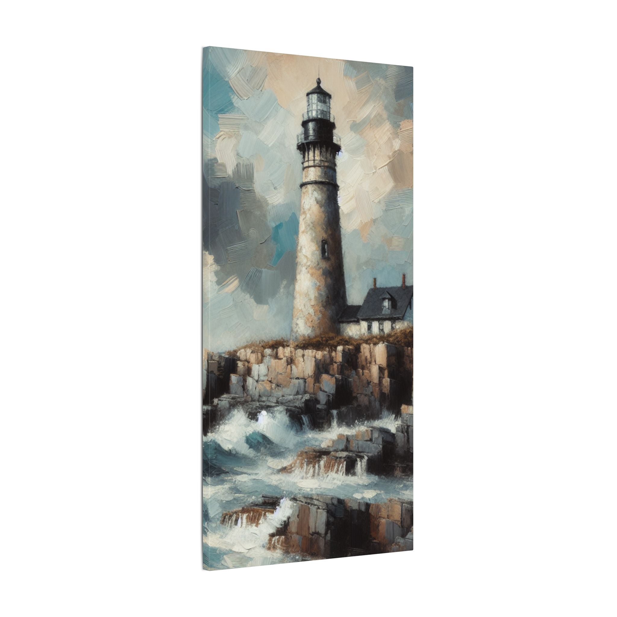 Lighthouse Sentinel Coastal Canvas