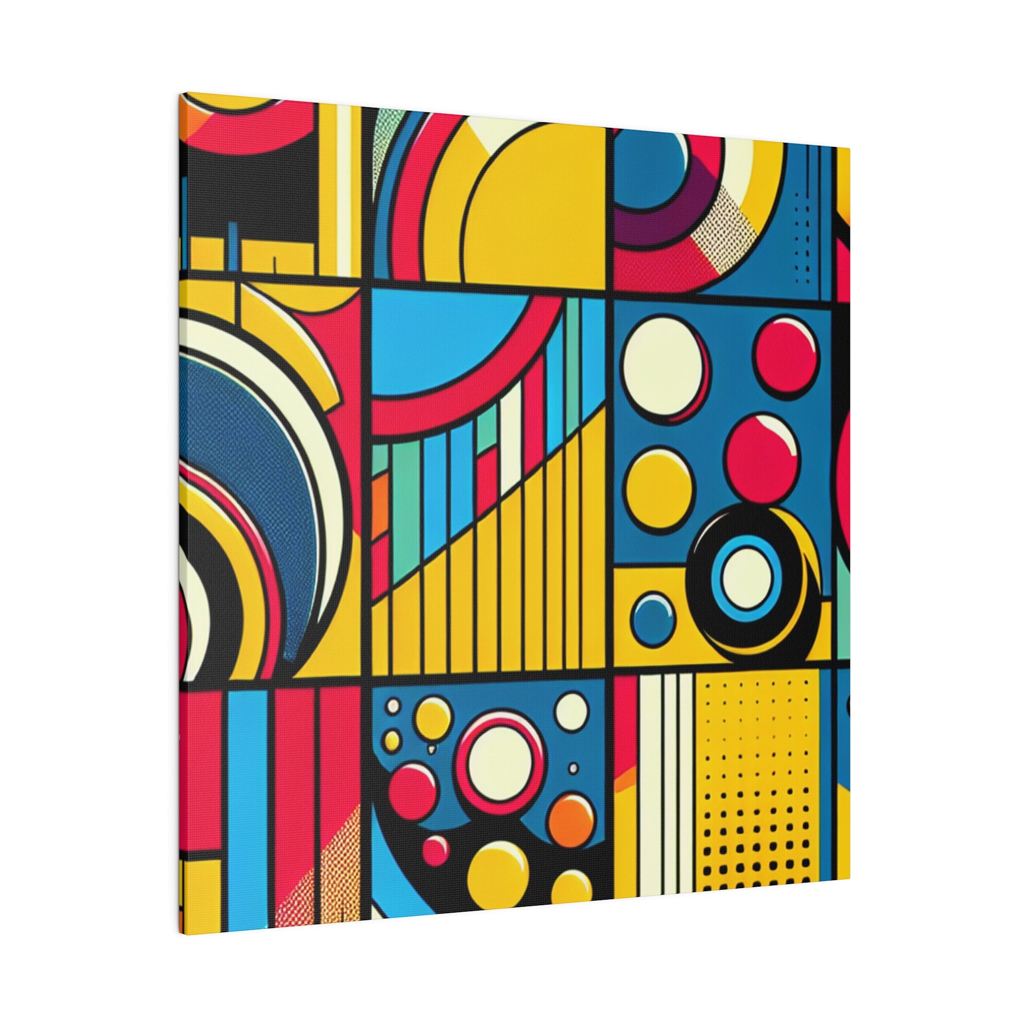 Pop Art Extravaganza Modern Abstract Wall Art Canvas