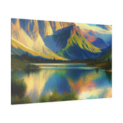 Peak Mountain Symphony Mountain Landscape Painting Canvas