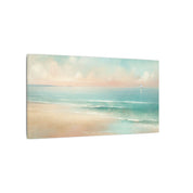 Coastal Stillness Horizon Canvas