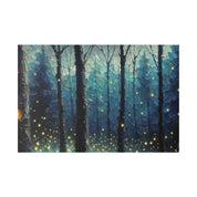 Luminary Glade Firefly Forest Painting Canvas