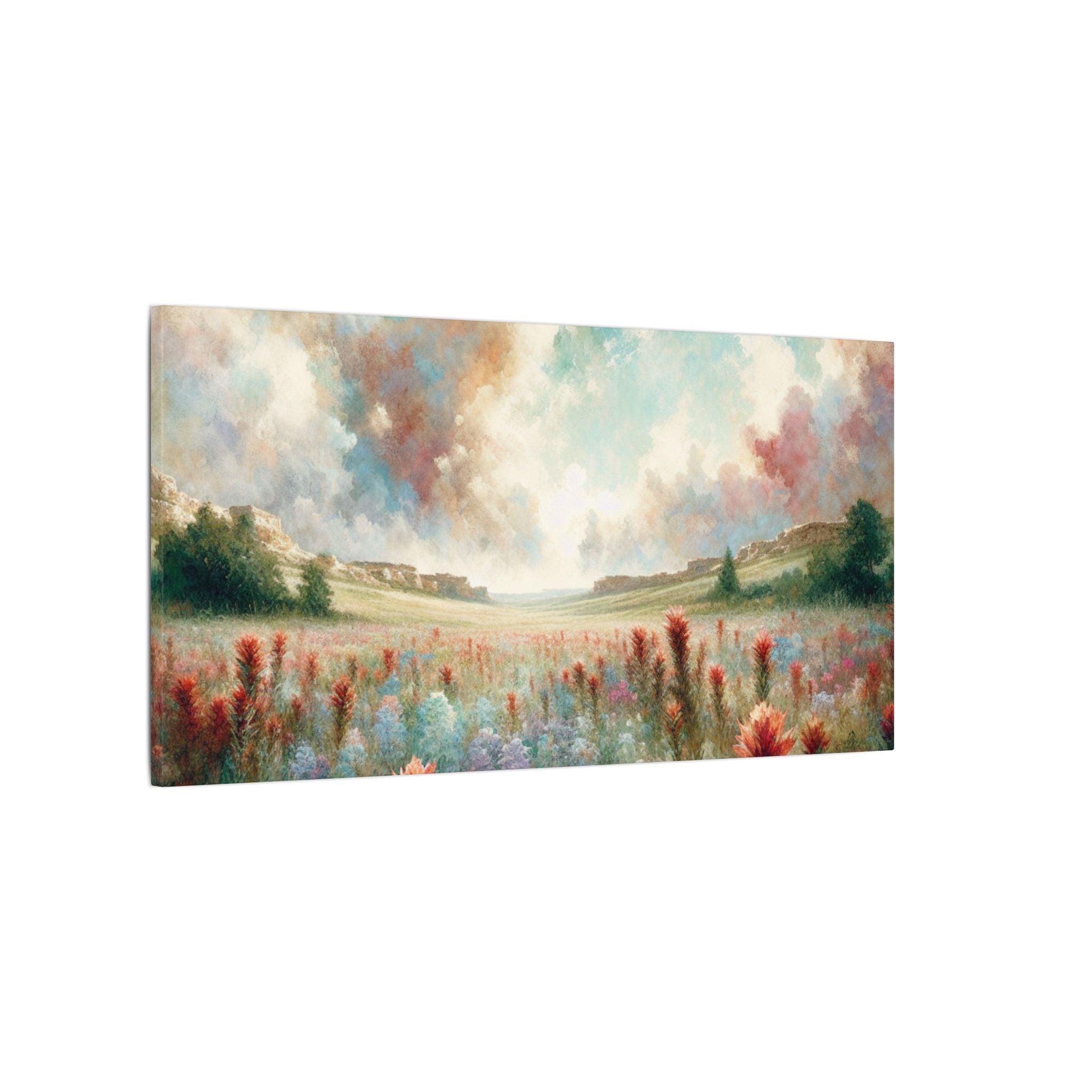 Field of Indian Paintbrush Canvas