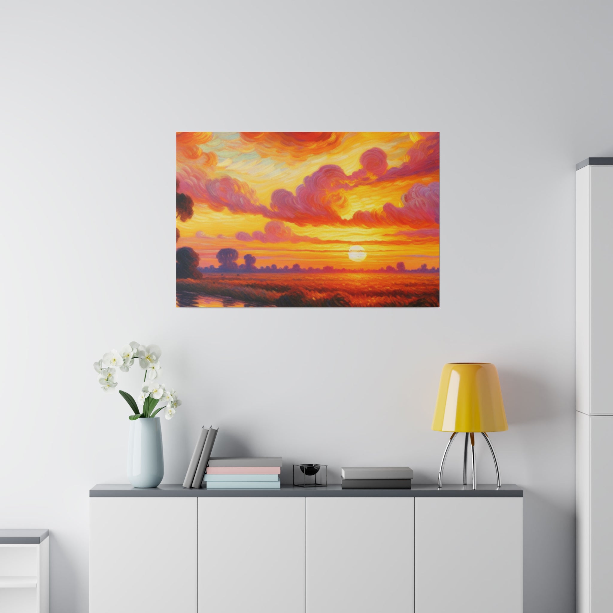 Solaris Meltdown Harmony Sunset Painting Canvas