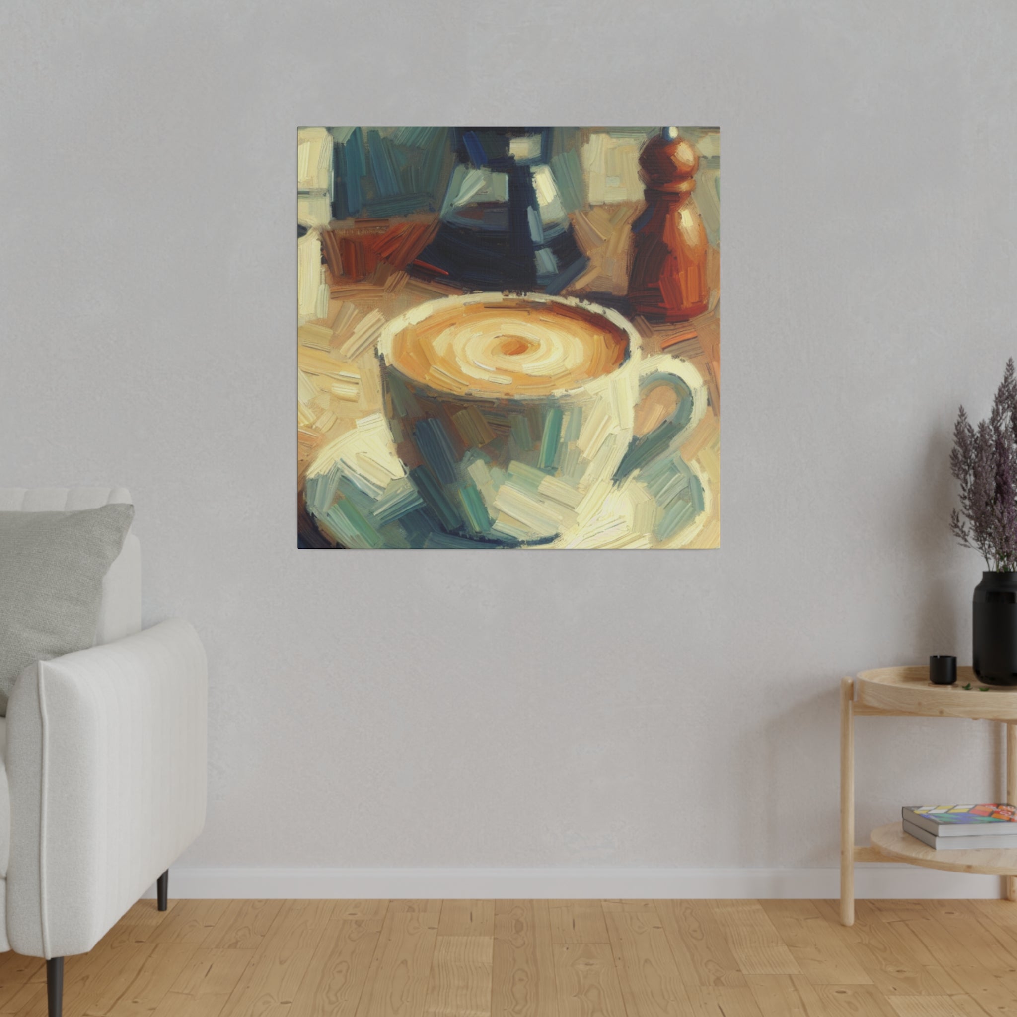 Homey Coffee Table Art Painting Coffee Wall Art Canvas