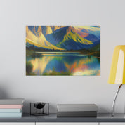 Peak Mountain Symphony Mountain Landscape Painting Canvas