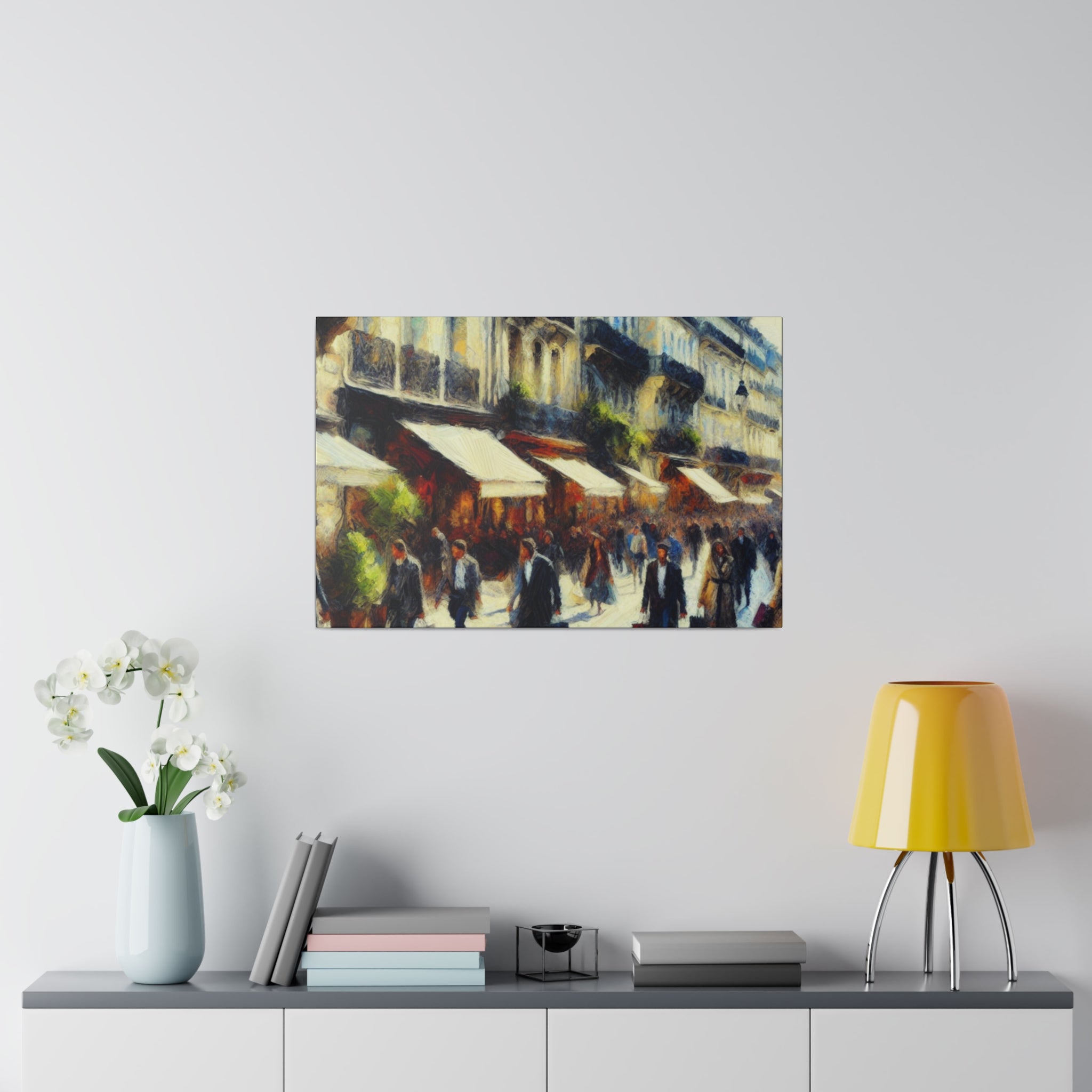 Arcadian Symphony French Street Painting Canvas