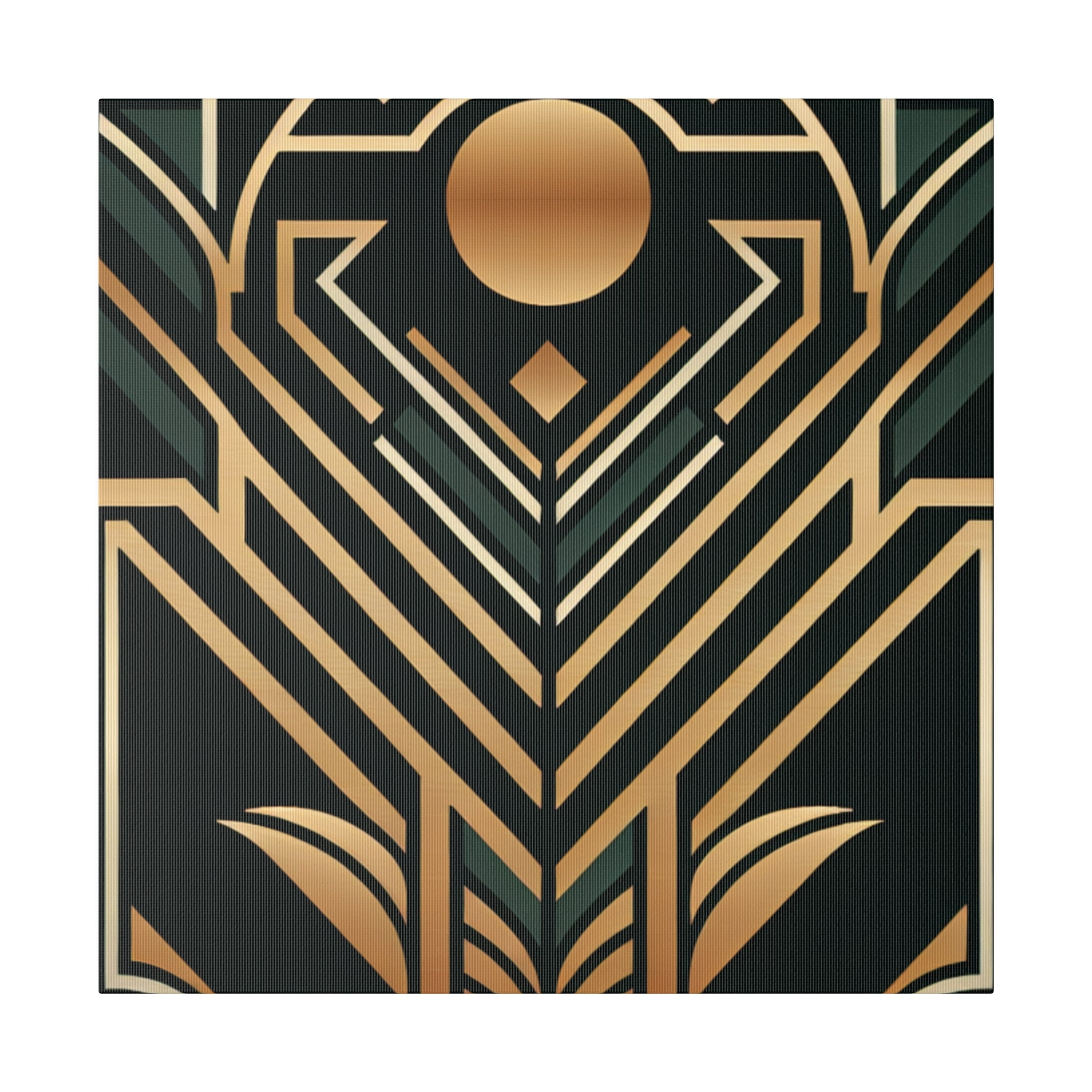 Deco Elegance Symphony Art Deco Wall Art Canvas