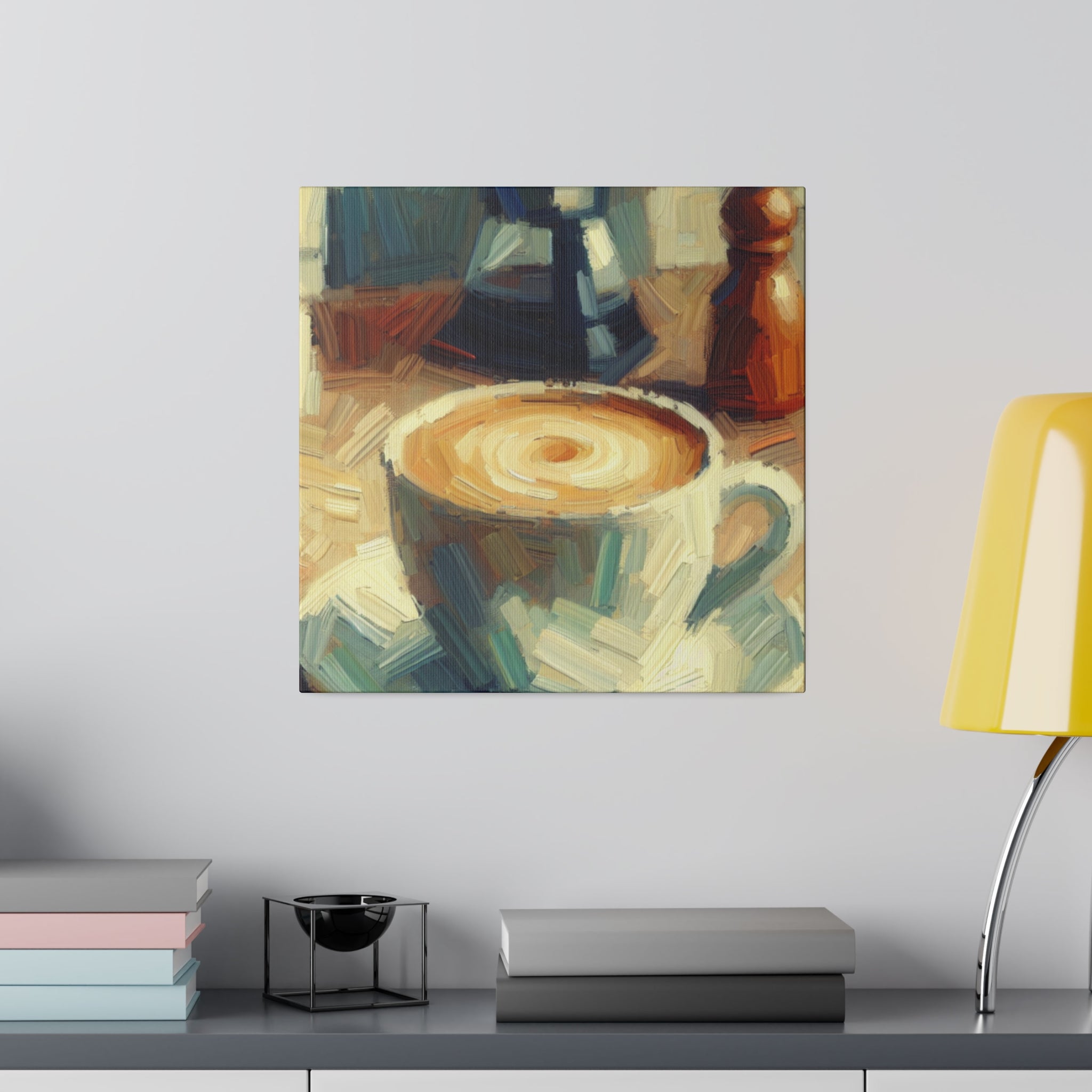 Homey Coffee Table Art Painting Coffee Wall Art Canvas