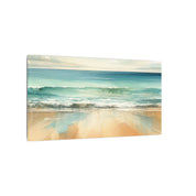 Tidewashed Beach & Horizon Canvas