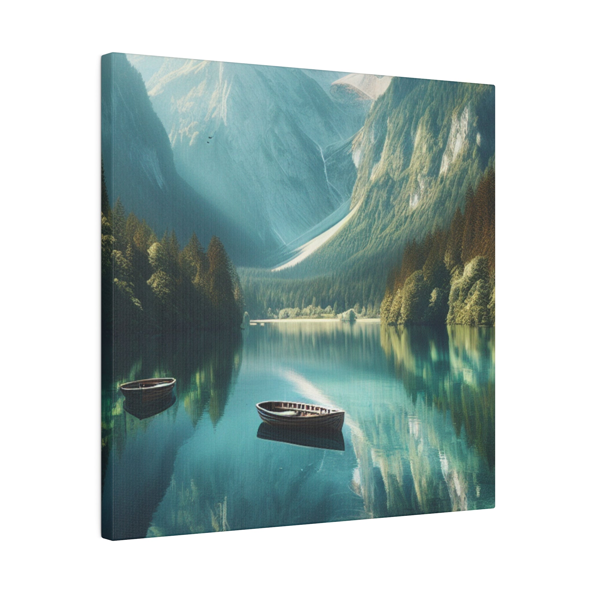 Tranquil Wilderness Scenery Landscape Painting Canvas