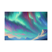 Aurora Frost Mirage Northern Lights Painting Canvas