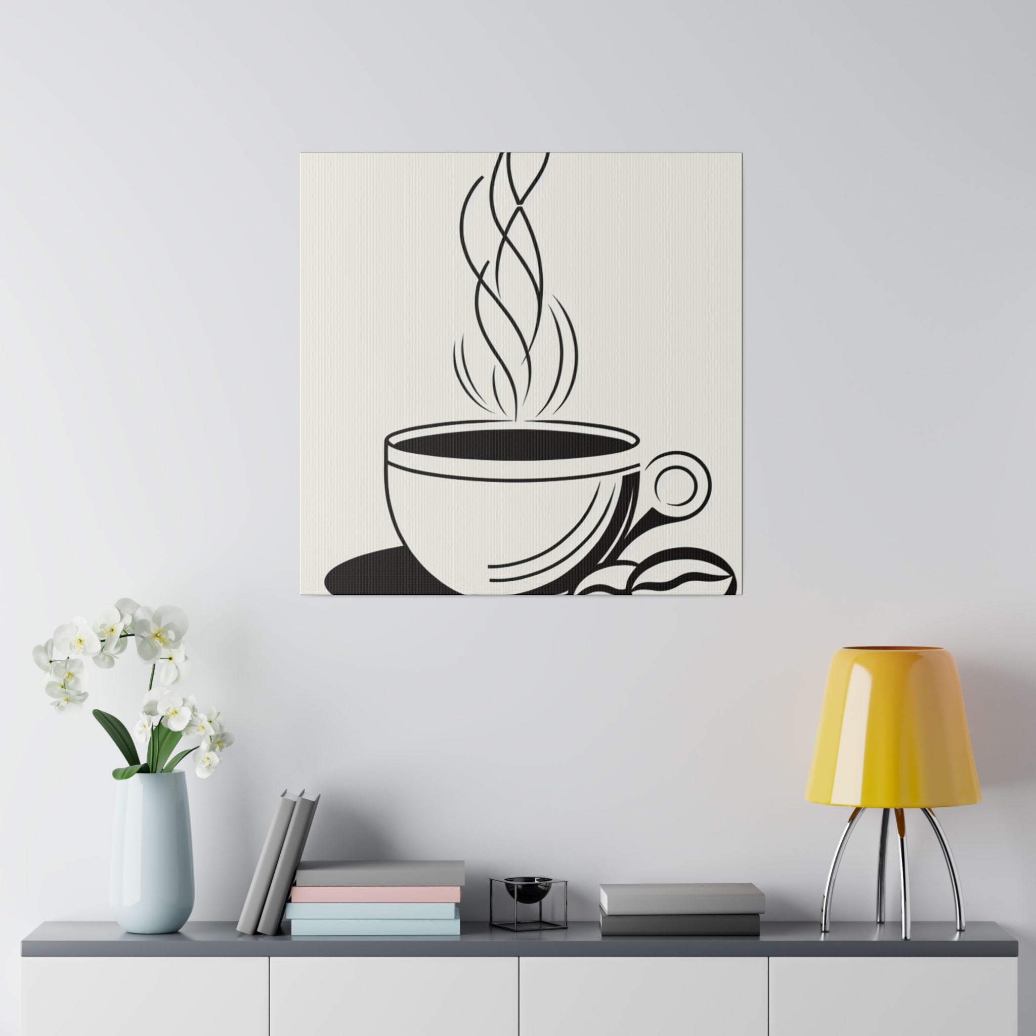 Minimalist Mastery: Coffee Canvas Unveiled Coffee Art Canvas