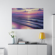 Tide Whispers Beach Painting Canvas