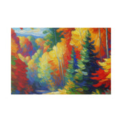 Autumn Cascade Symphony Fall Painting Canvas