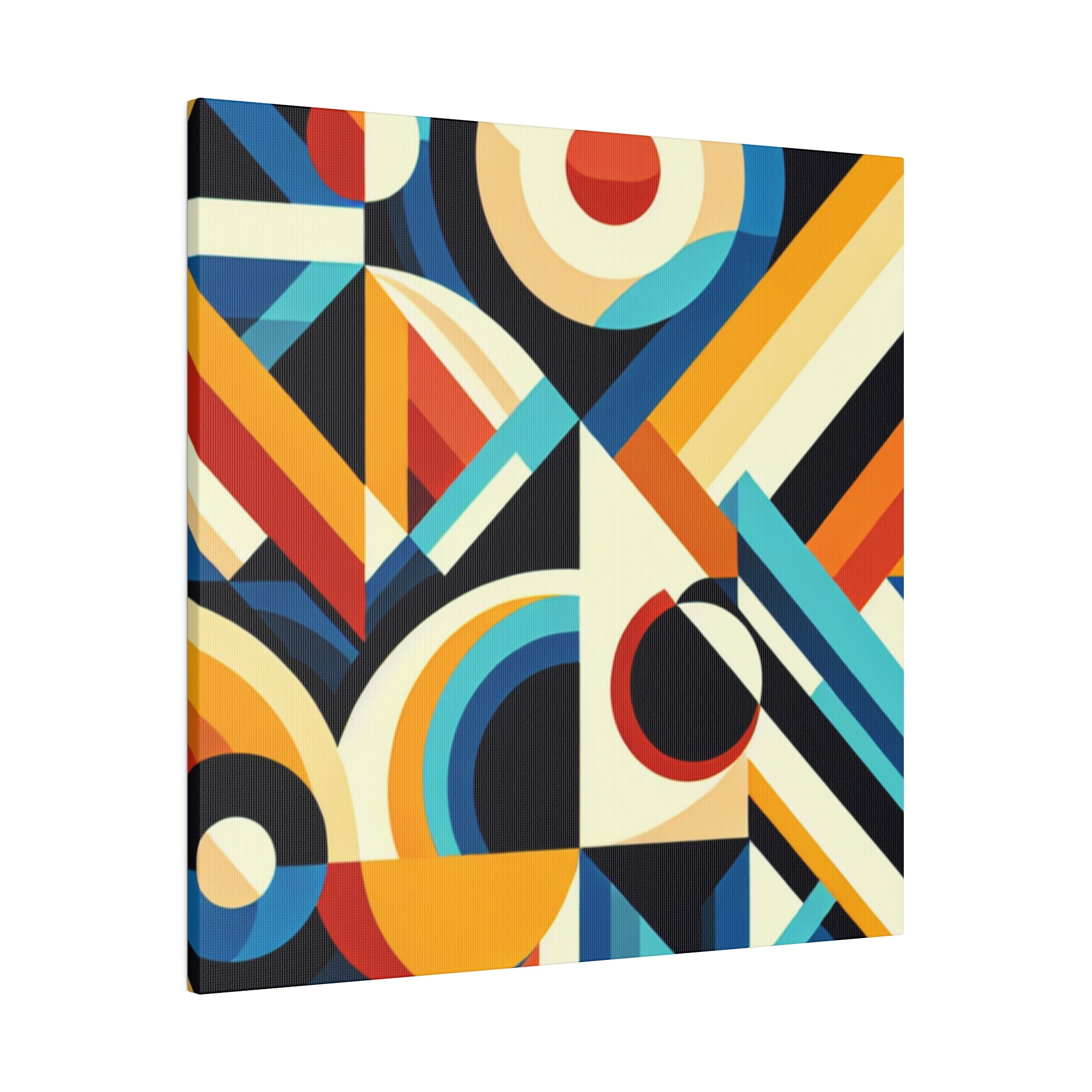 Geometric Fusion Grandeur Geometric Painting Canvas