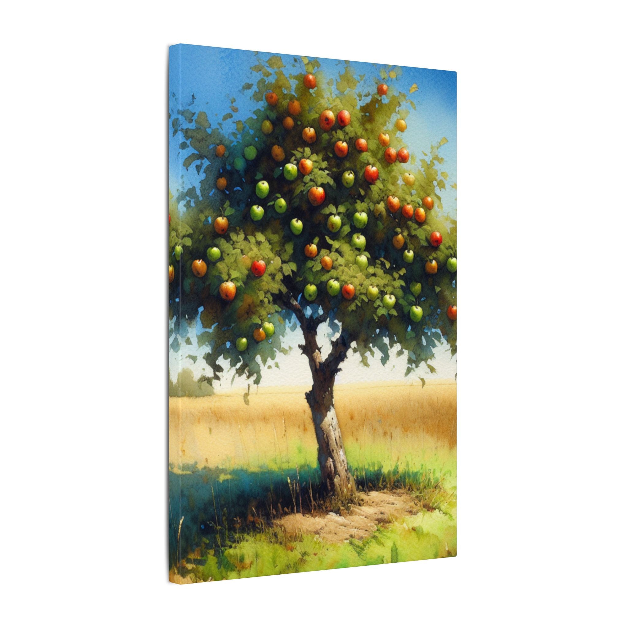 Hilltop Apple Tree Canvas