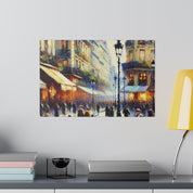 Riviera Reverie Blend French Street Painting Canvas