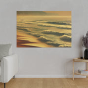 Ocean Serenity Tonalism Beach Painting Canvas