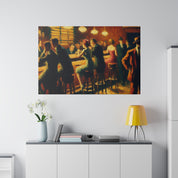 Liberty Pub 50s Reverie Retro Bar Art Canvas