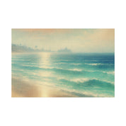 Impressionist Seashore Symphony Beach Painting Canvas