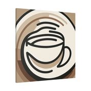 Ambient Cafe Art Minimalism Coffee Wall Art Canvas