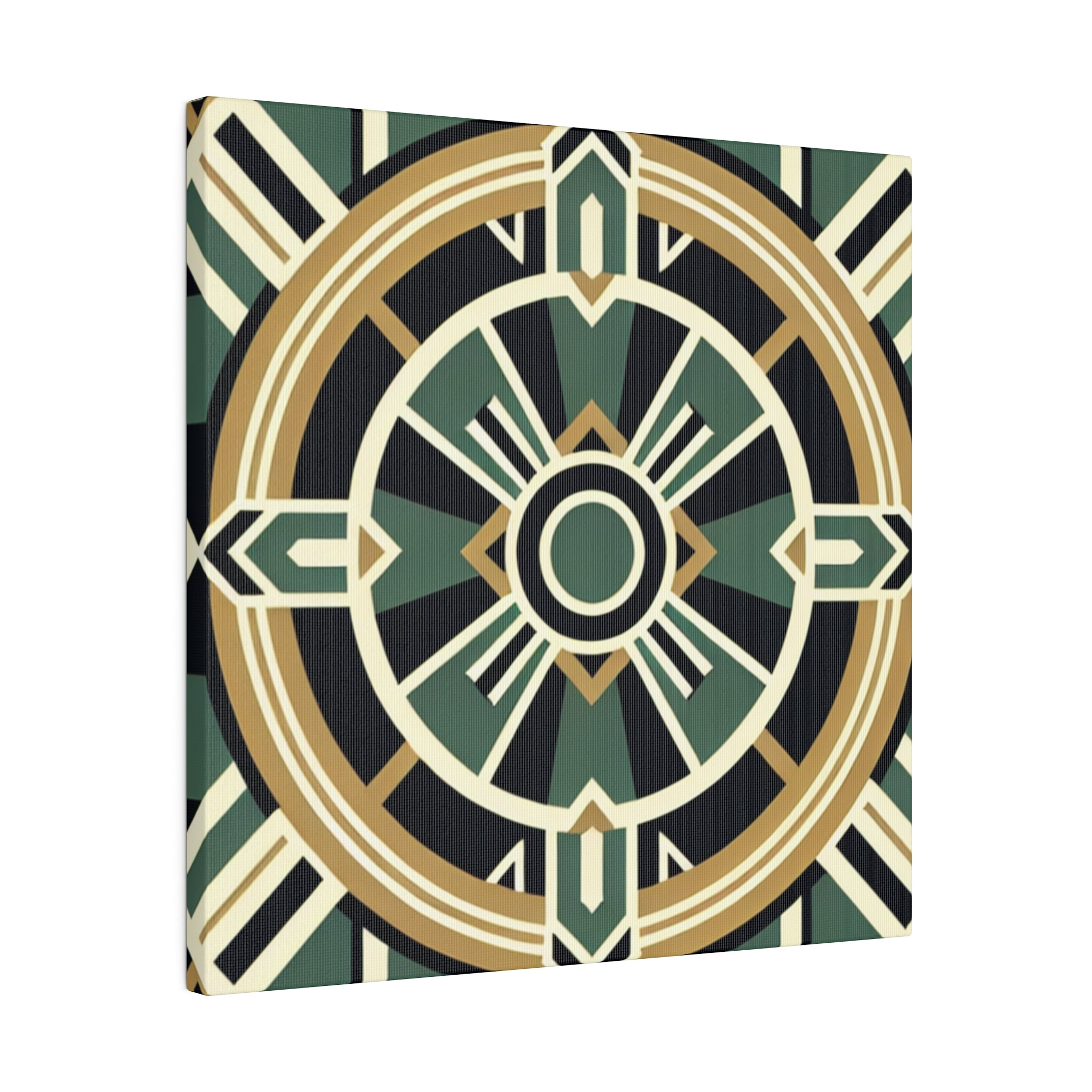 Gatsby Glamour Deco Pattern Art Deco Wall Art Canvas