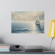 Serenity Sails Sailboat Painting Canvas